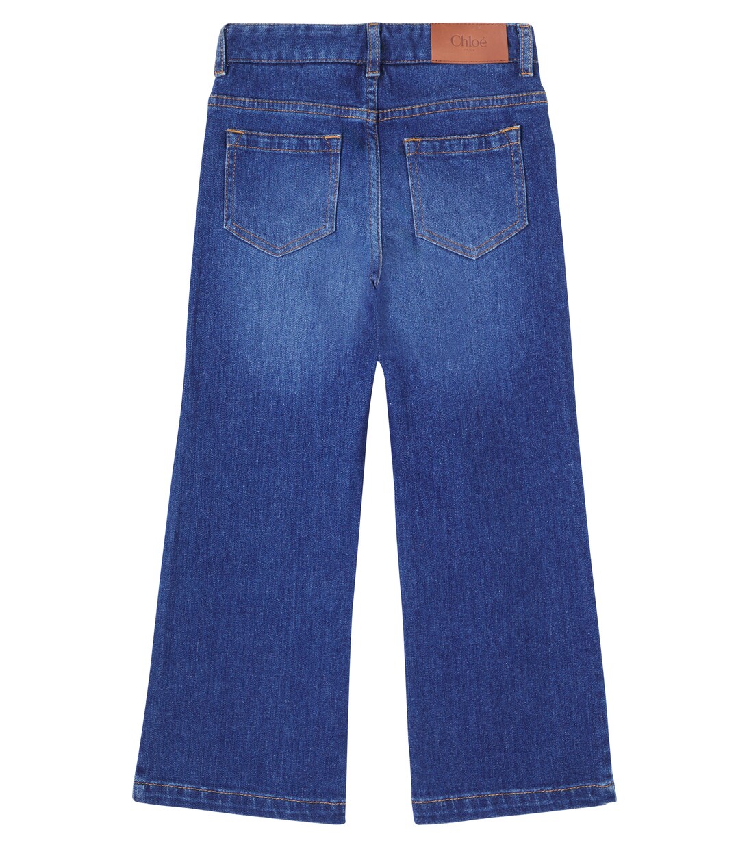 Mid-rise wide-leg jeans | Chloé Kids