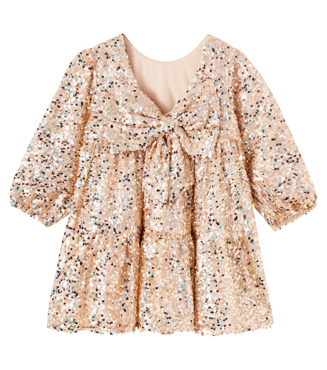 Lila bow-detail sequined dress | Konges Sløjd