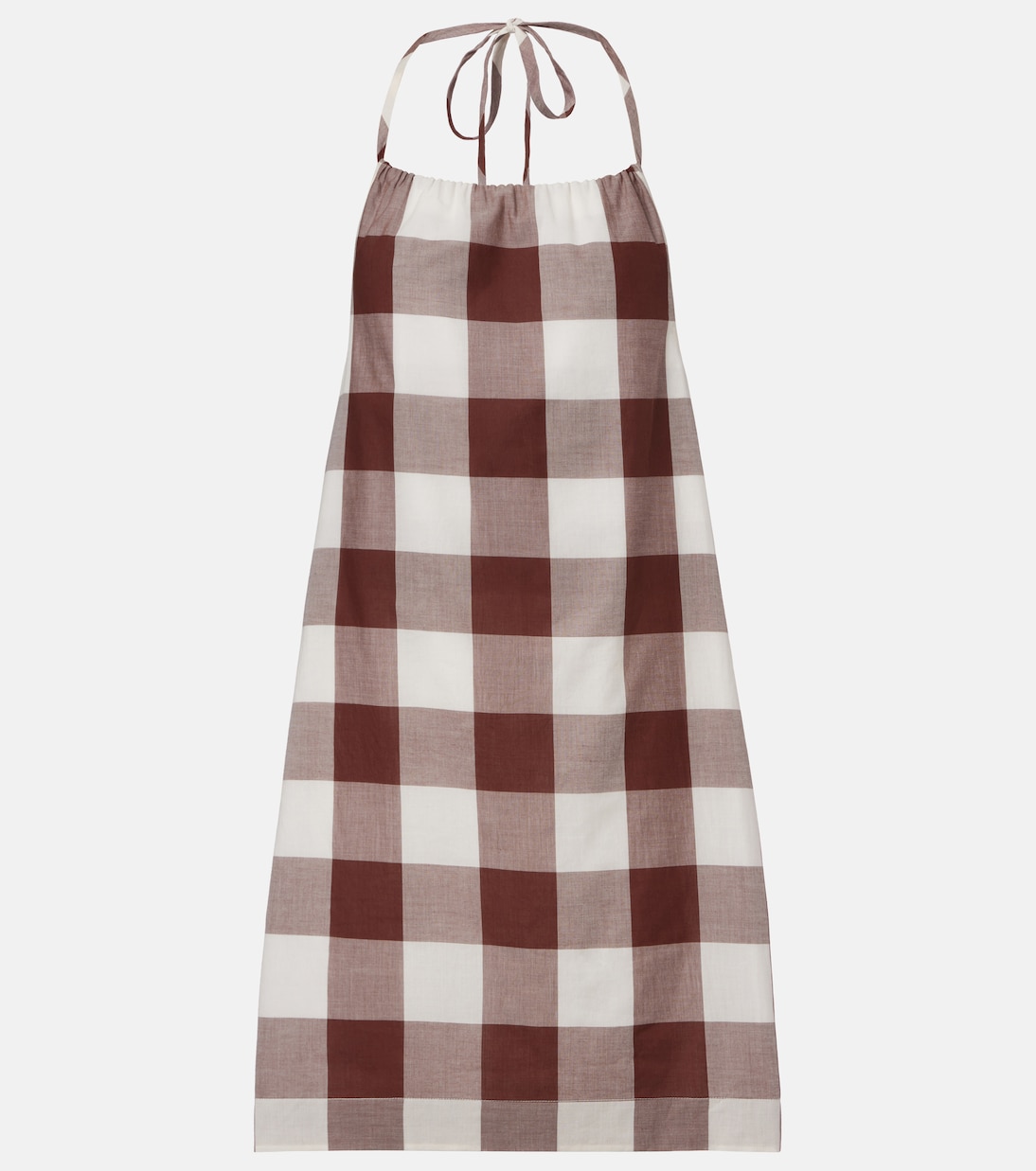 Robe Callie en coton à carreaux vichy | Posse