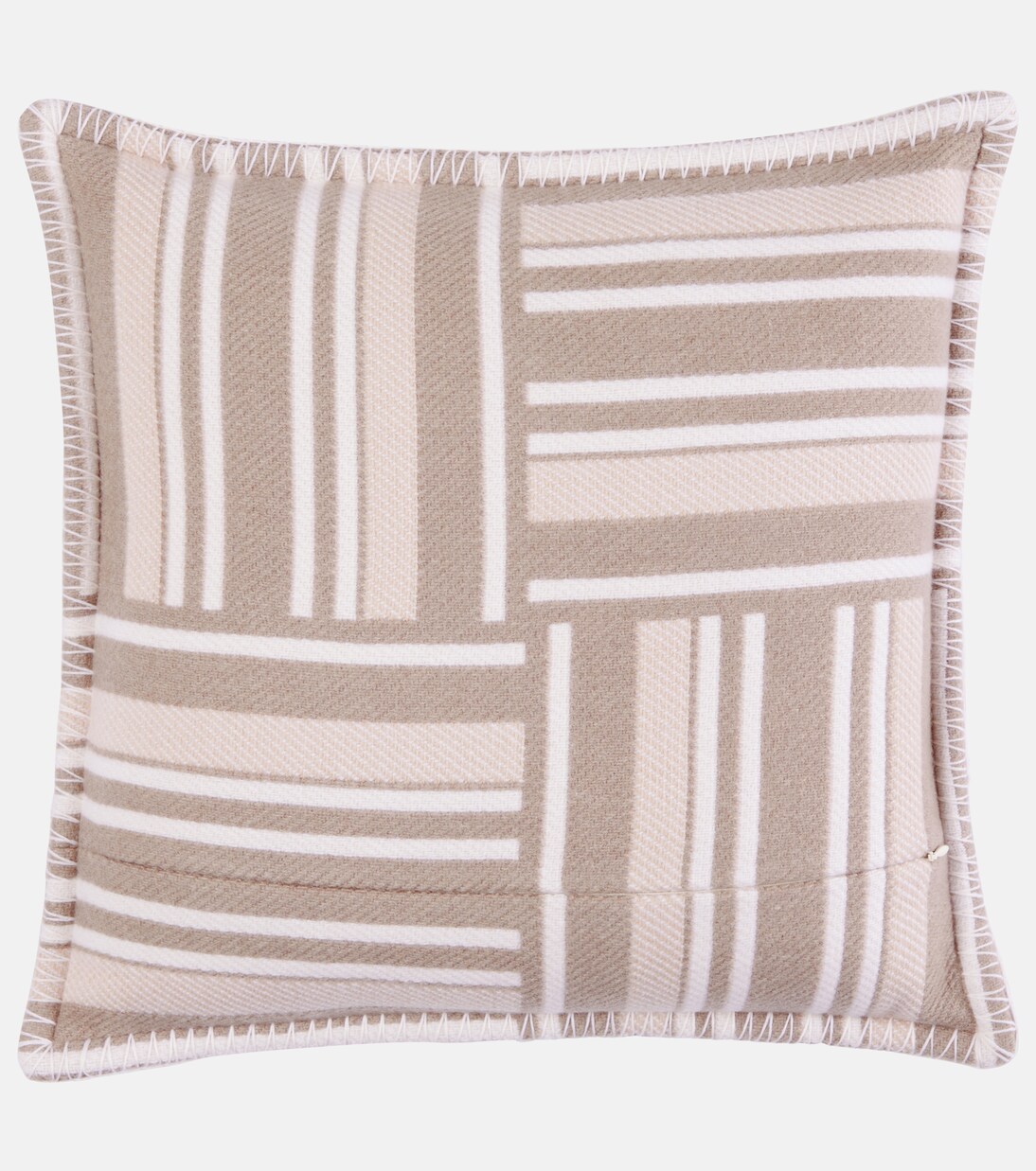 Coussin en jacquard de laine et cachemire | Loro Piana