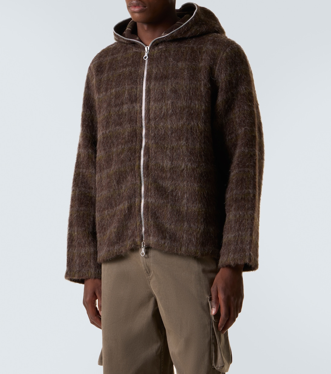 Checked zip-up hoodie | Our Legacy