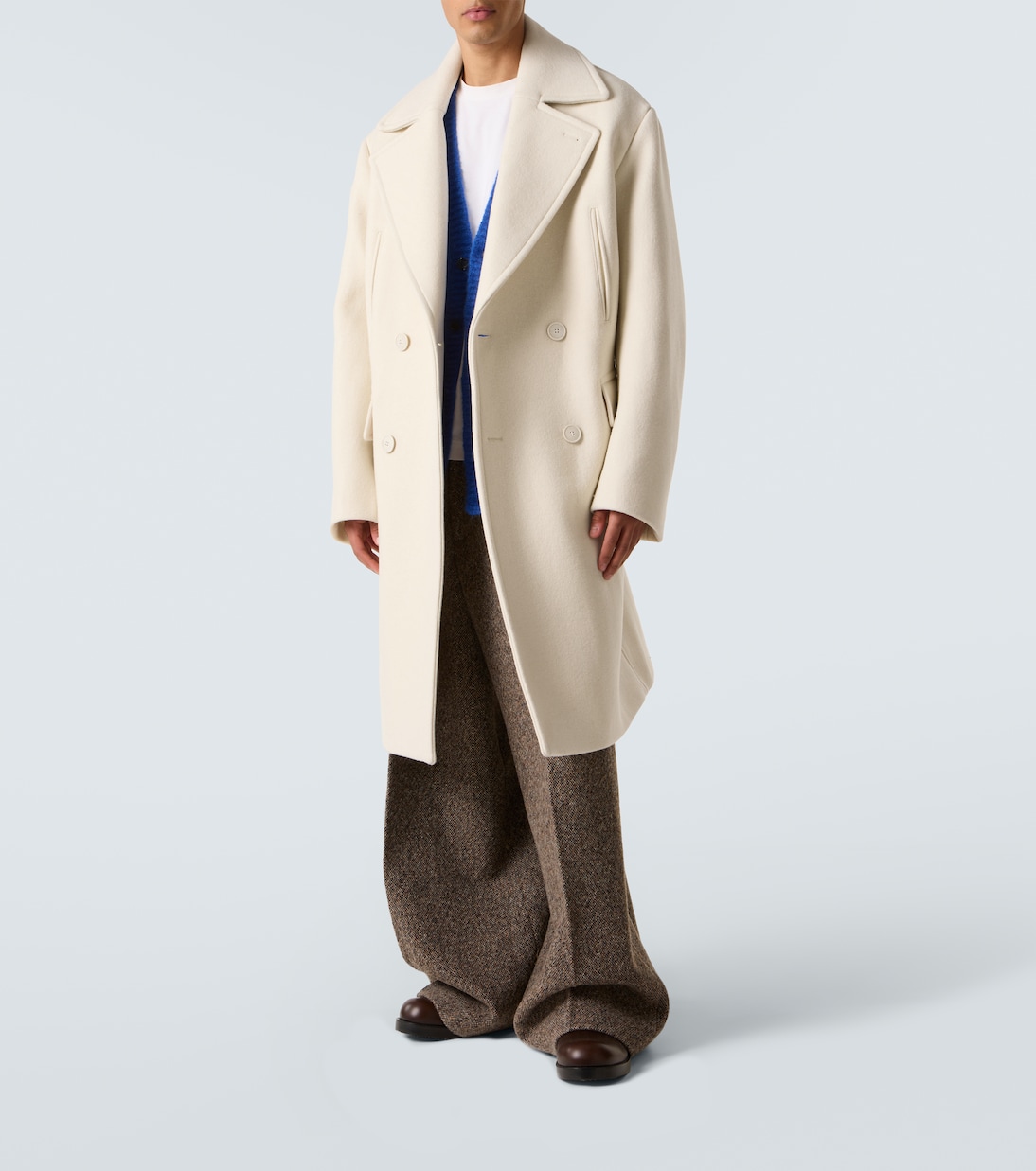 Mantel aus Wolle und Baumwolle | Dries Van Noten