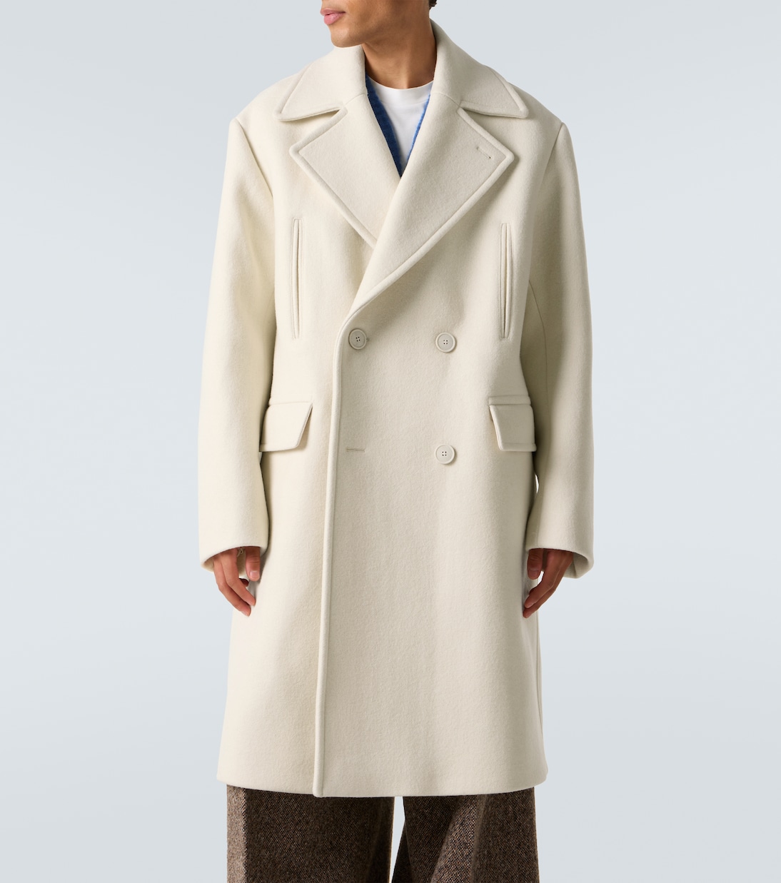 Mantel aus Wolle und Baumwolle | Dries Van Noten