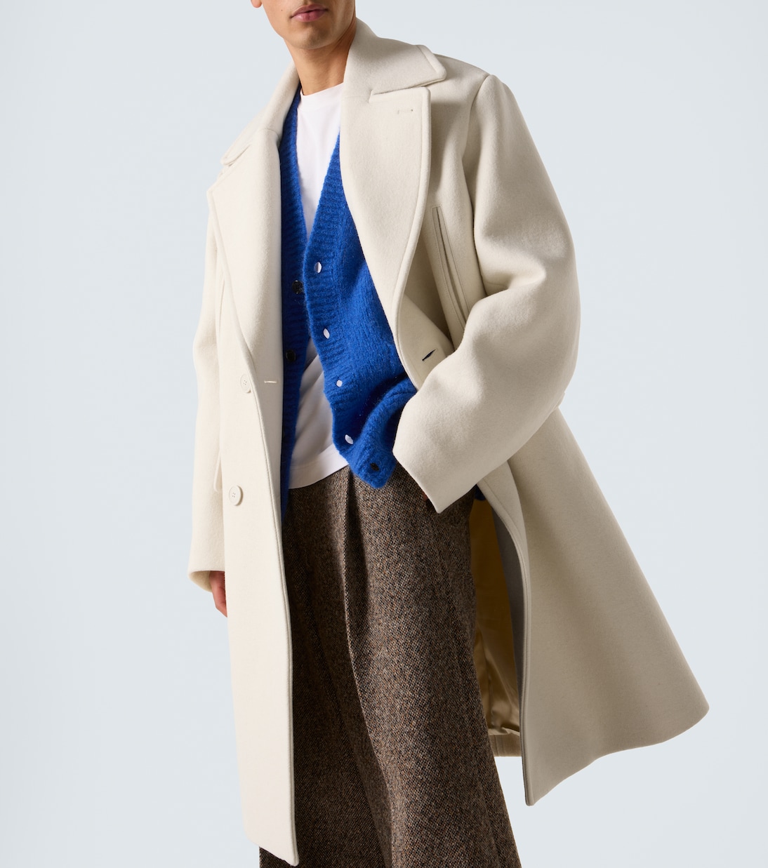 Mantel aus Wolle und Baumwolle | Dries Van Noten