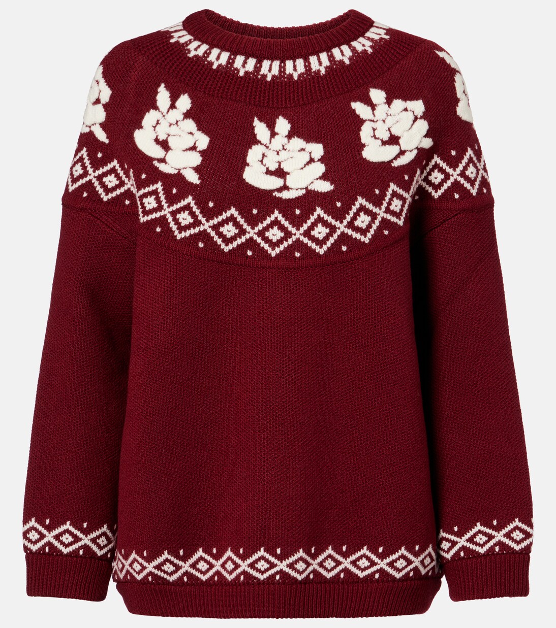 Patterned wool sweater | Magda Butrym