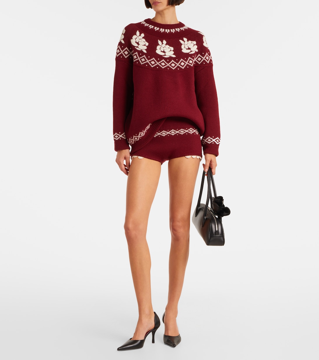 Patterned wool sweater | Magda Butrym
