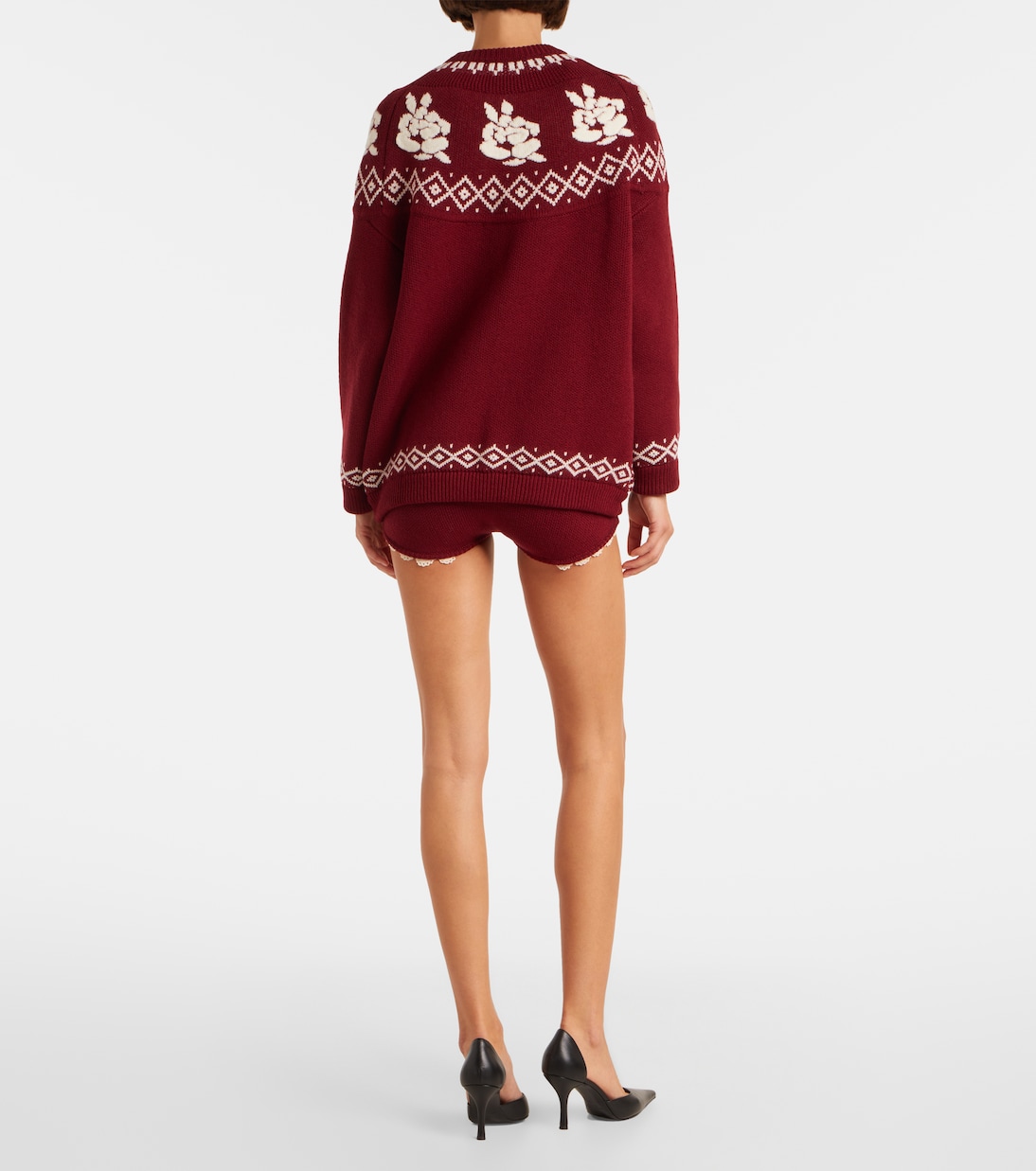 Patterned wool sweater | Magda Butrym