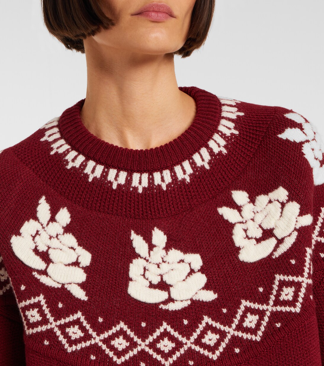 Patterned wool sweater | Magda Butrym