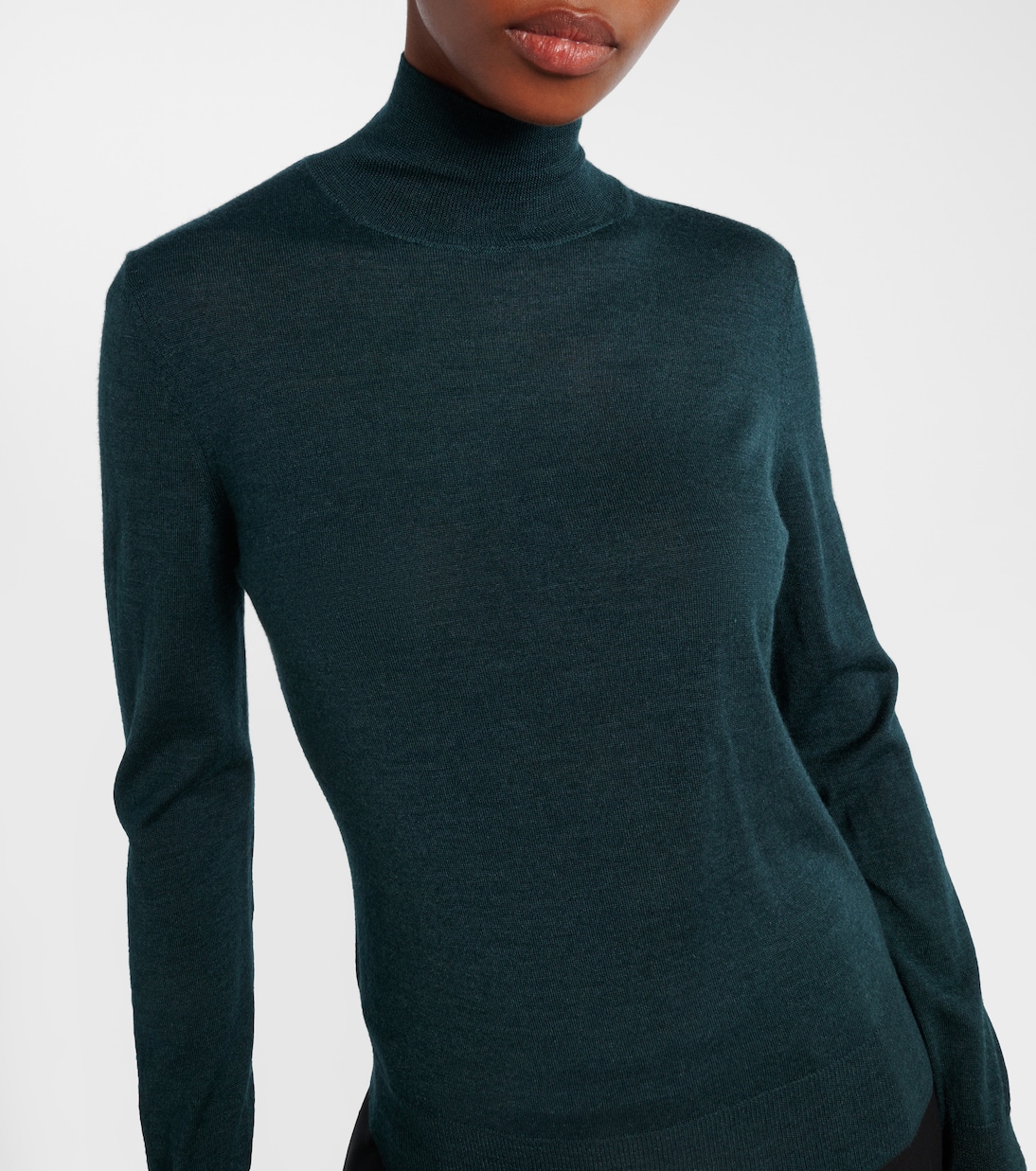 Wool and silk turtleneck sweater | Carolina Herrera
