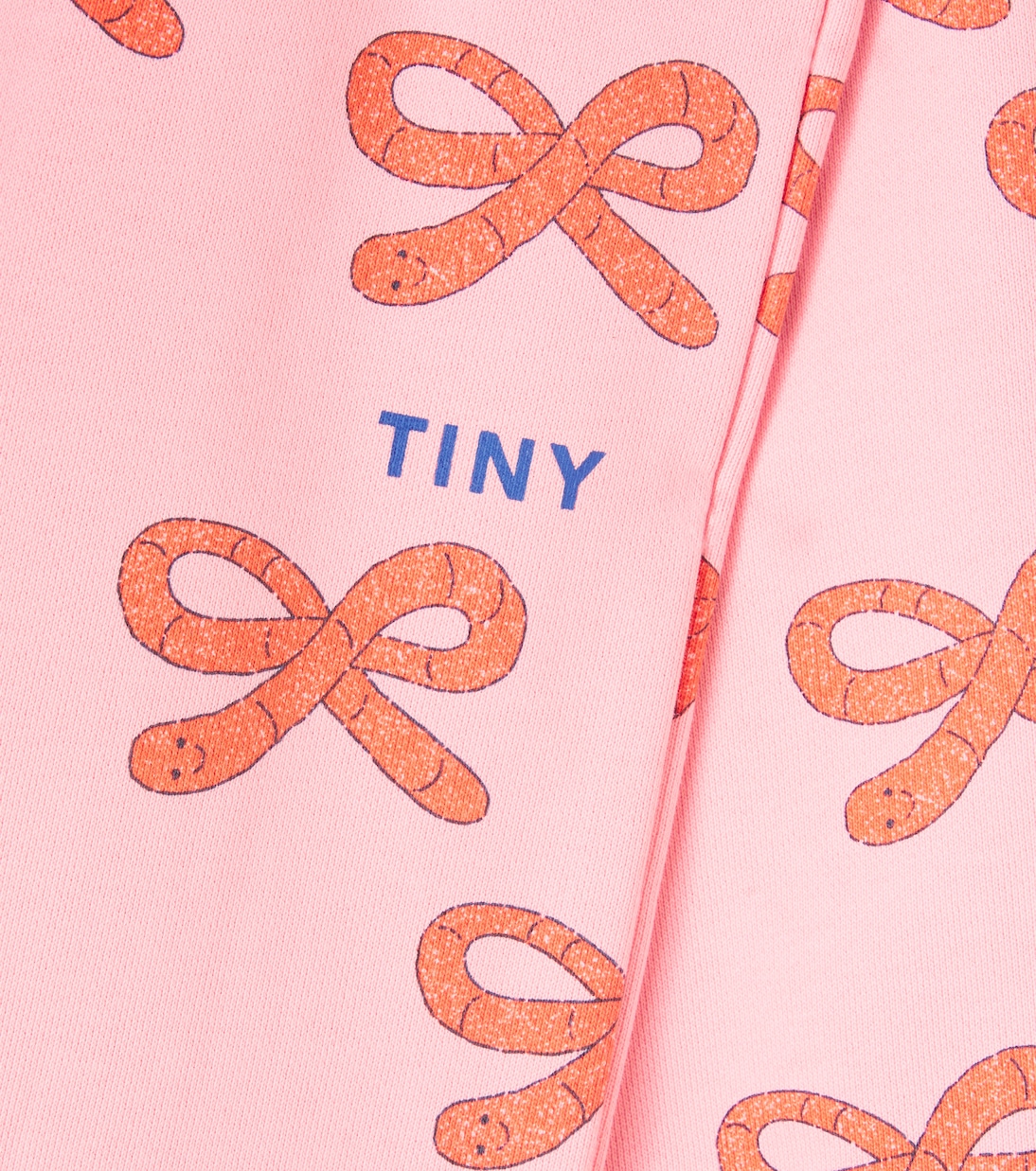 Worms printed cotton jersey sweatpants | Tinycottons