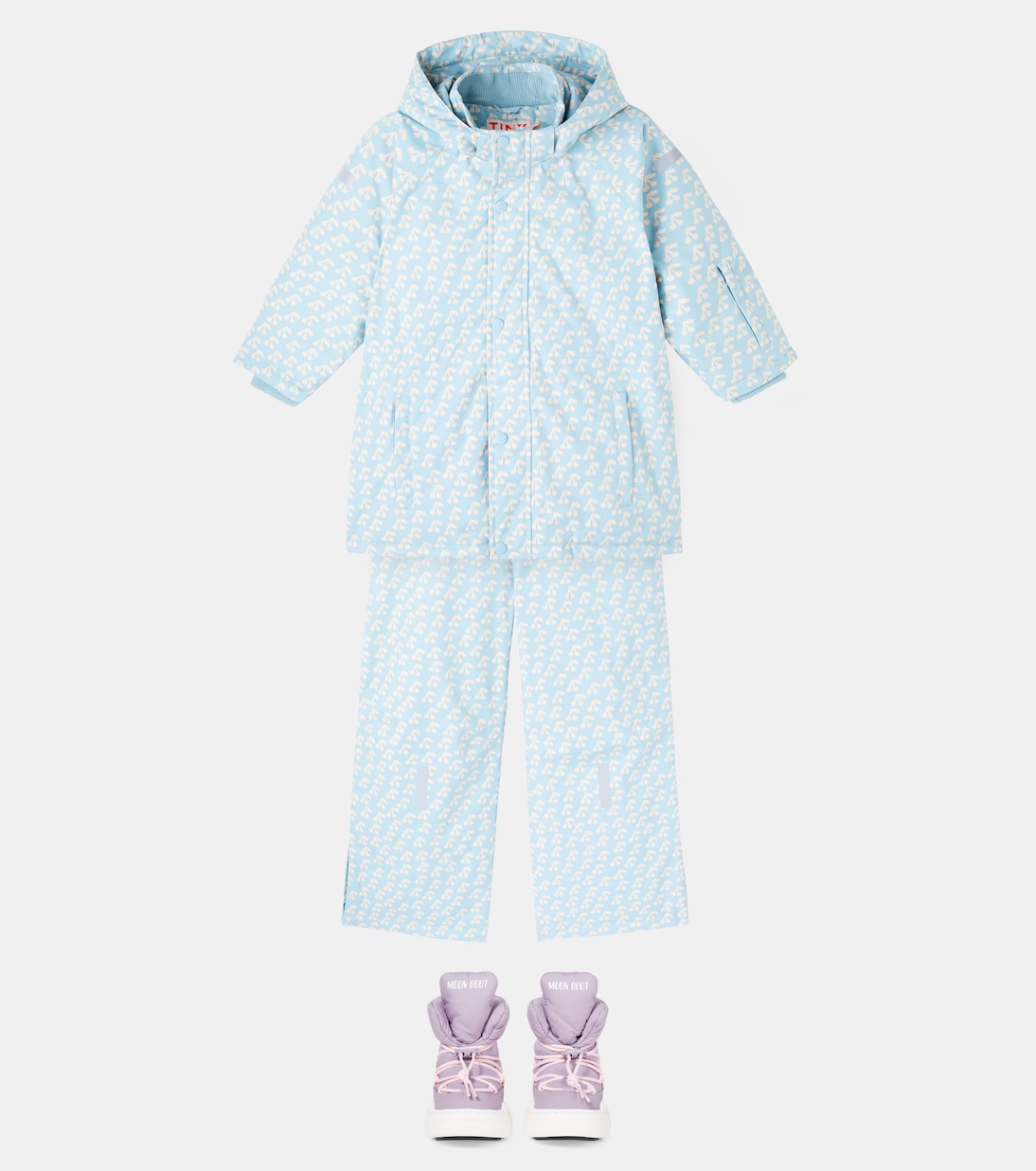 Cherries ski jacket | Tinycottons