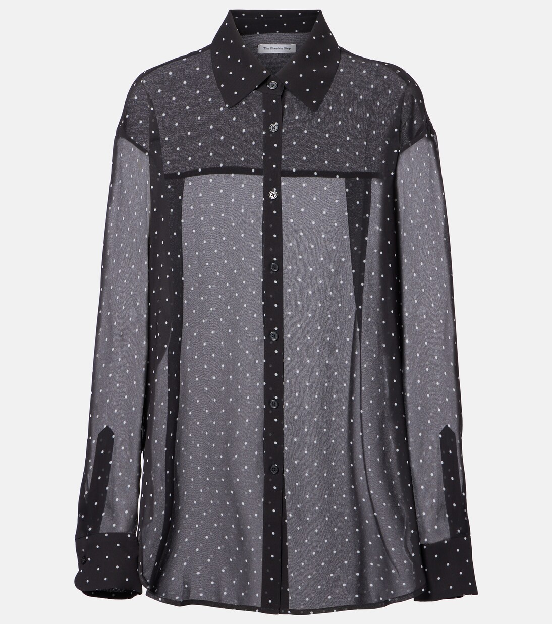 Peri polka-dot shirt | The Frankie Shop