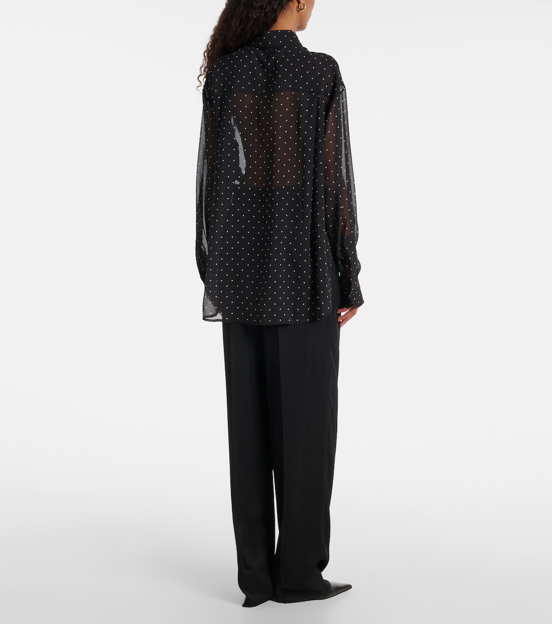Peri polka-dot shirt | The Frankie Shop