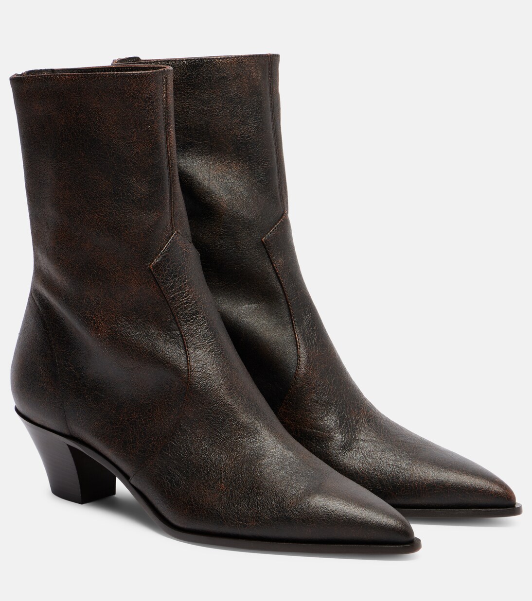 Ankle Boots Brunswick 45 aus Leder | Aquazzura
