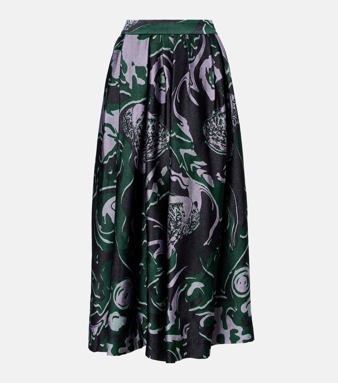 Jupe midi imprimée | Dries Van Noten