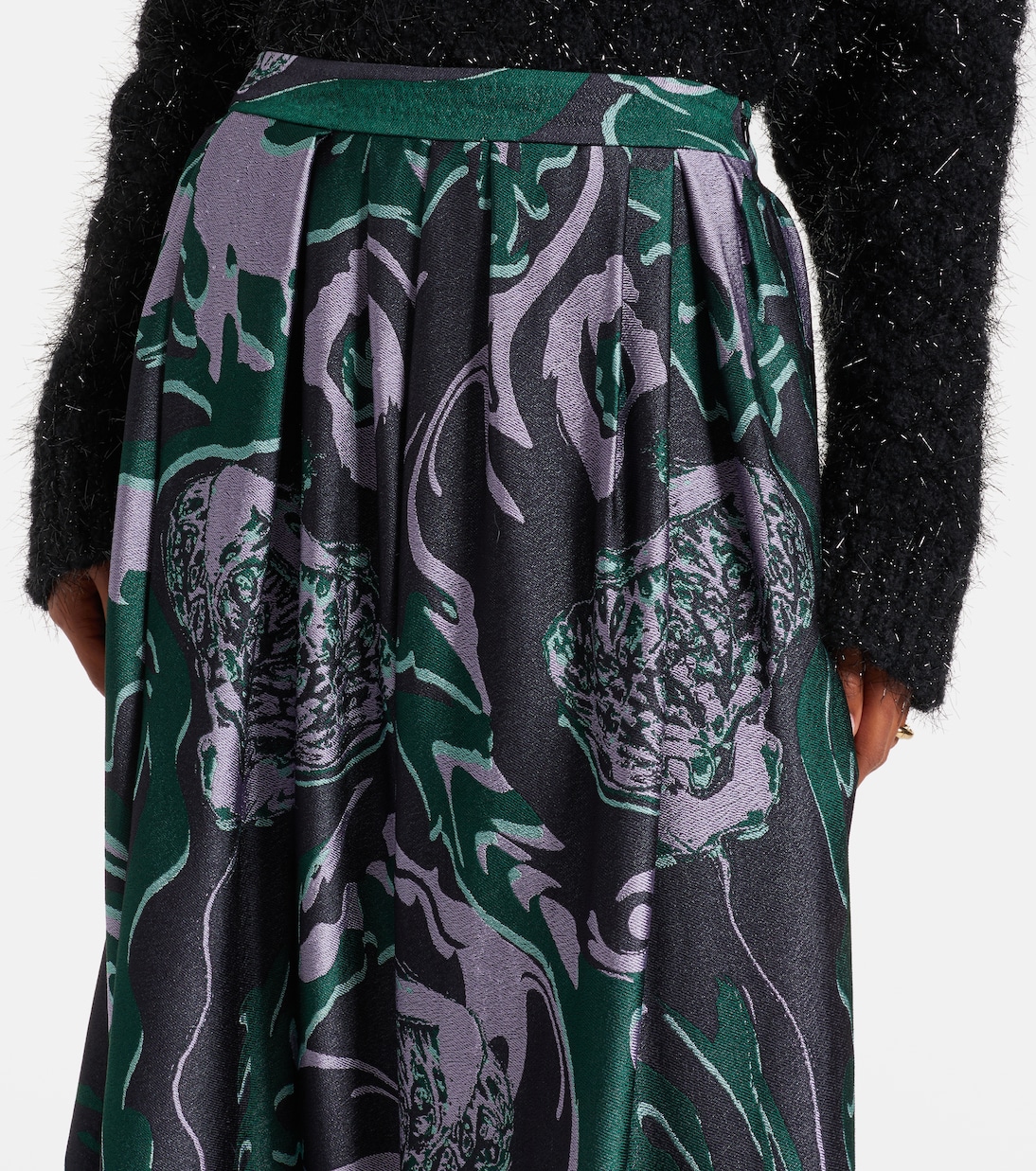 Jupe midi imprimée | Dries Van Noten