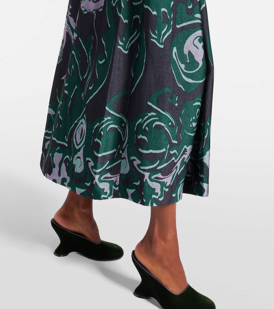 Jupe midi imprimée | Dries Van Noten