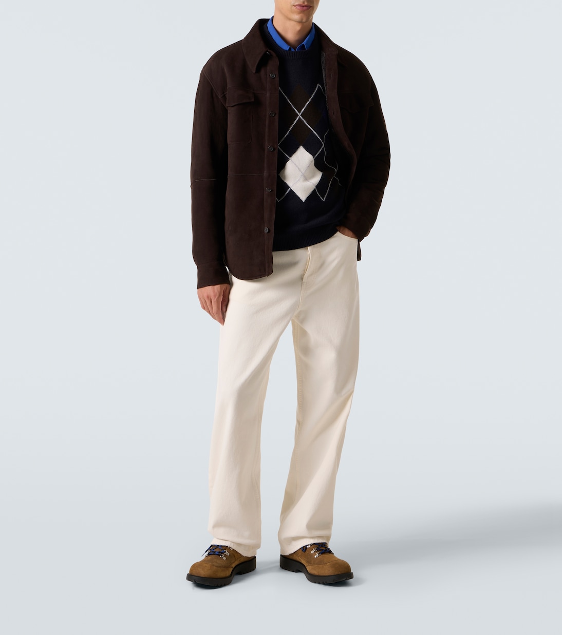 Argyle cashmere sweater | Arch4