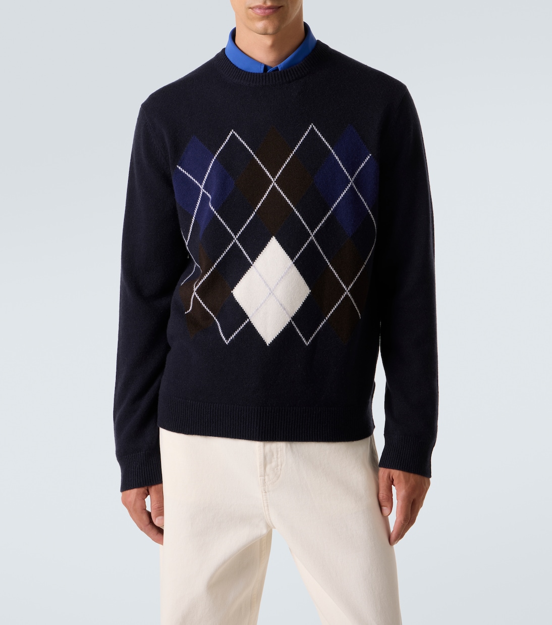 Argyle cashmere sweater | Arch4