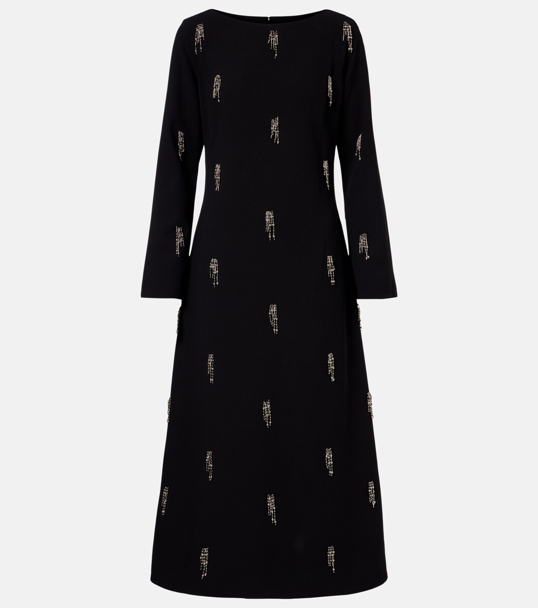 فستان ميدي من الكريب مع تزيين Coretta | Simkhai