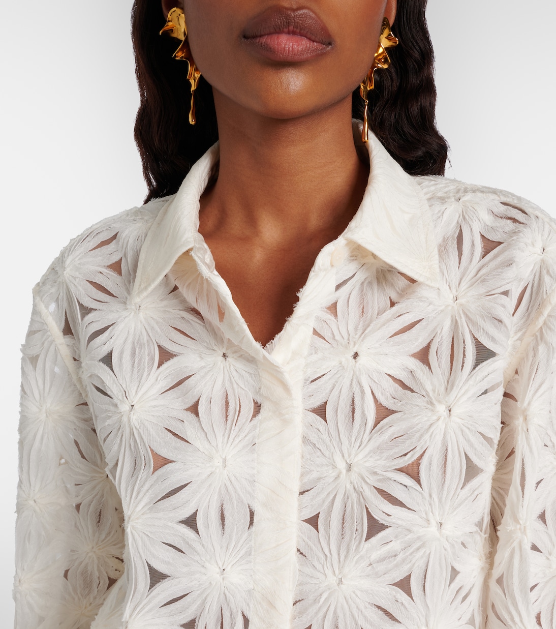 Cropped-Bluse Anders | Simkhai