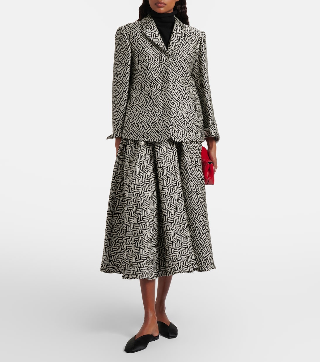 Lira cotton-blend jacquard blazer | 'S Max Mara