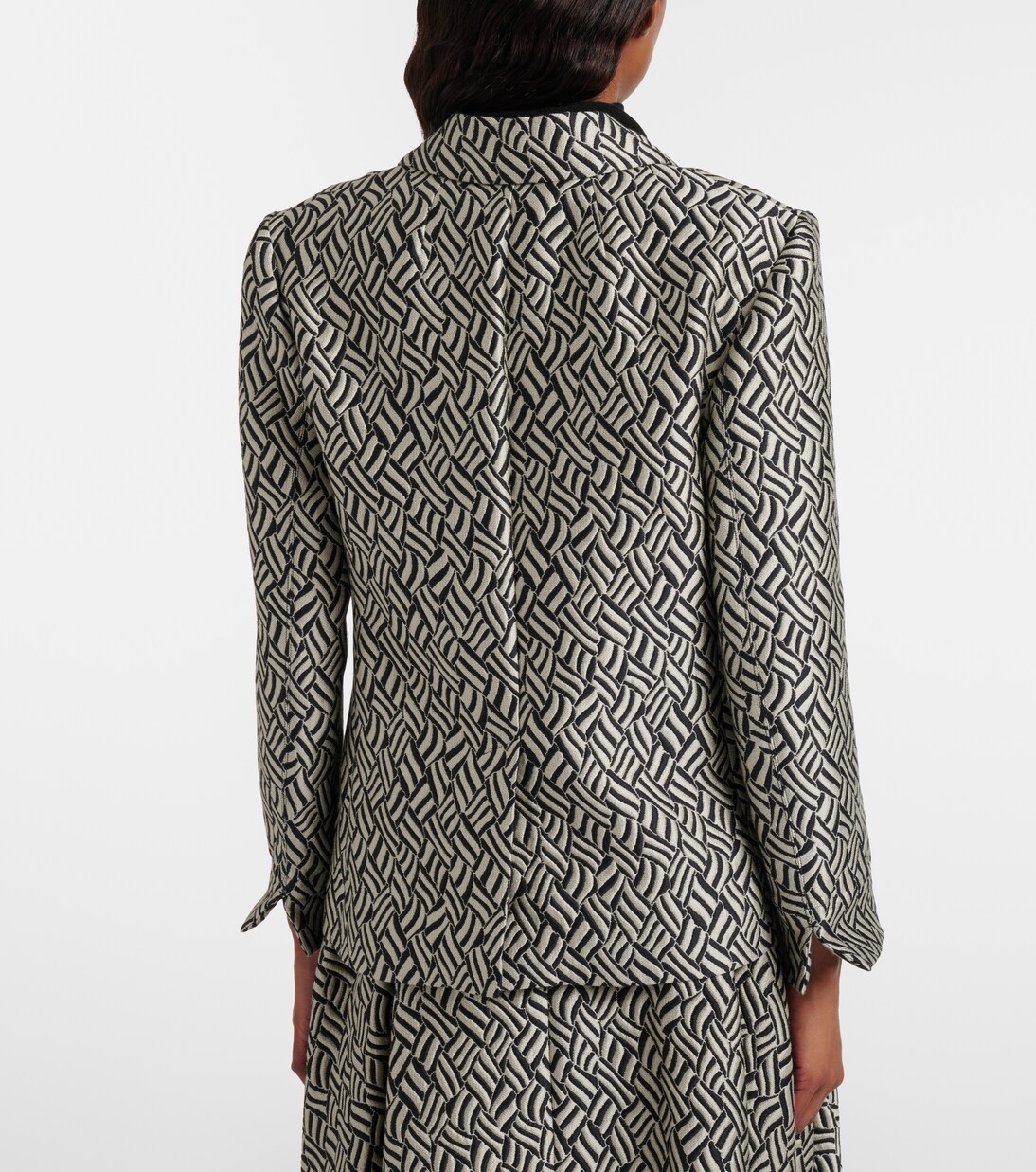 Lira cotton-blend jacquard blazer | 'S Max Mara