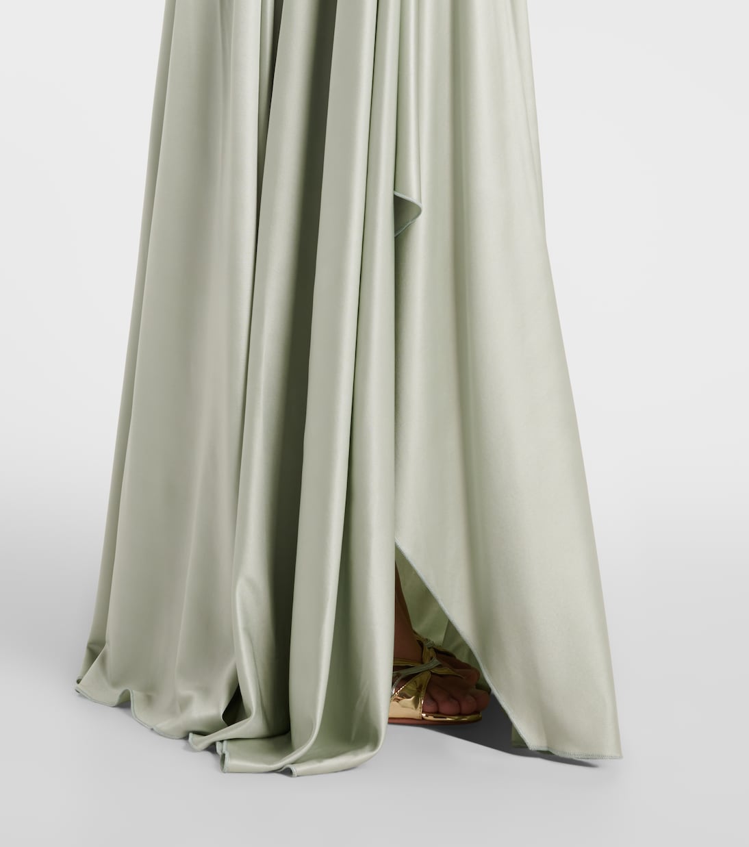 Robe bustier longue Lorinne en satin | Costarellos