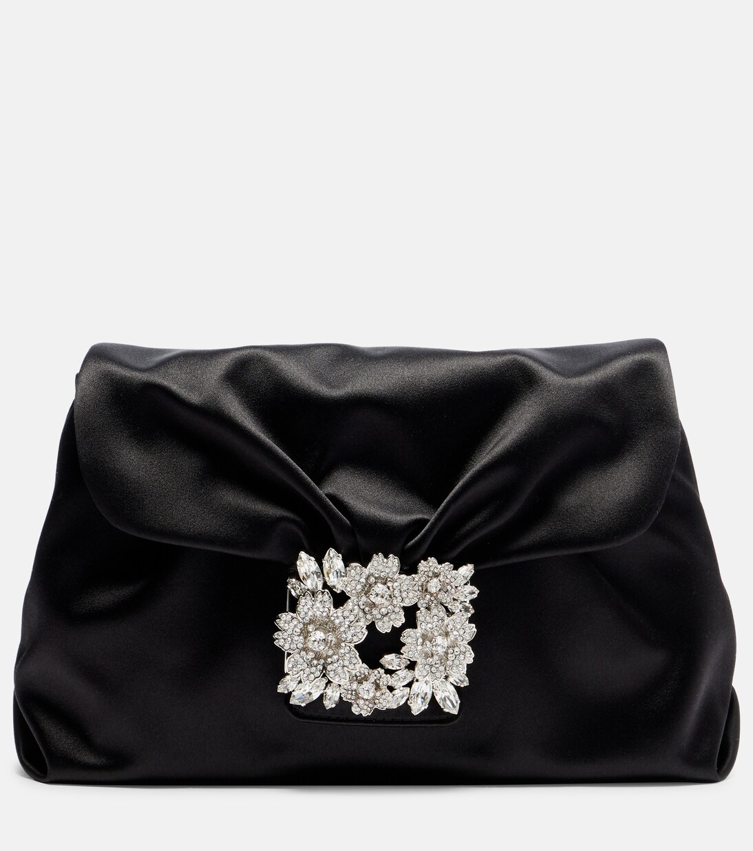 Efflorescence Mini satin clutch | Roger Vivier
