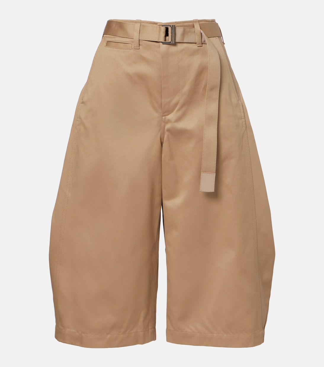 Bermuda in cotone con cintura | Sacai