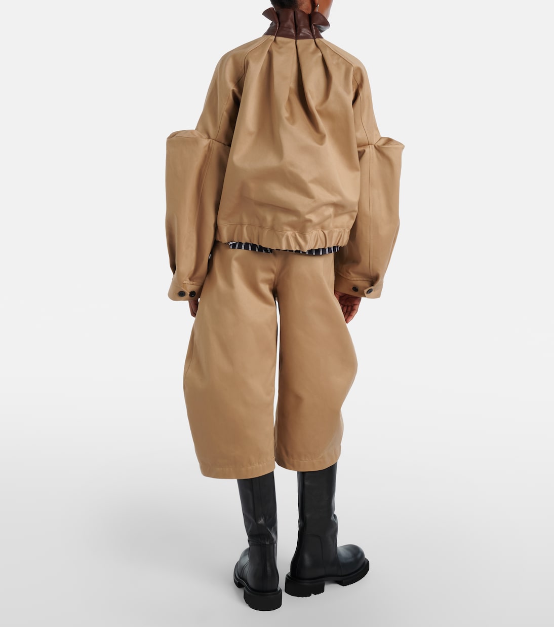 Bermuda in cotone con cintura | Sacai