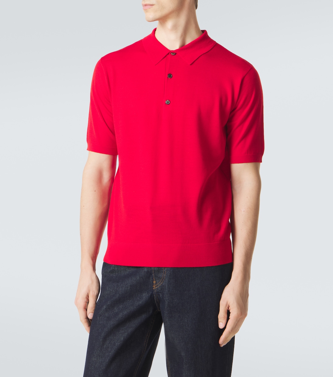 Wool polo shirt | Dries Van Noten