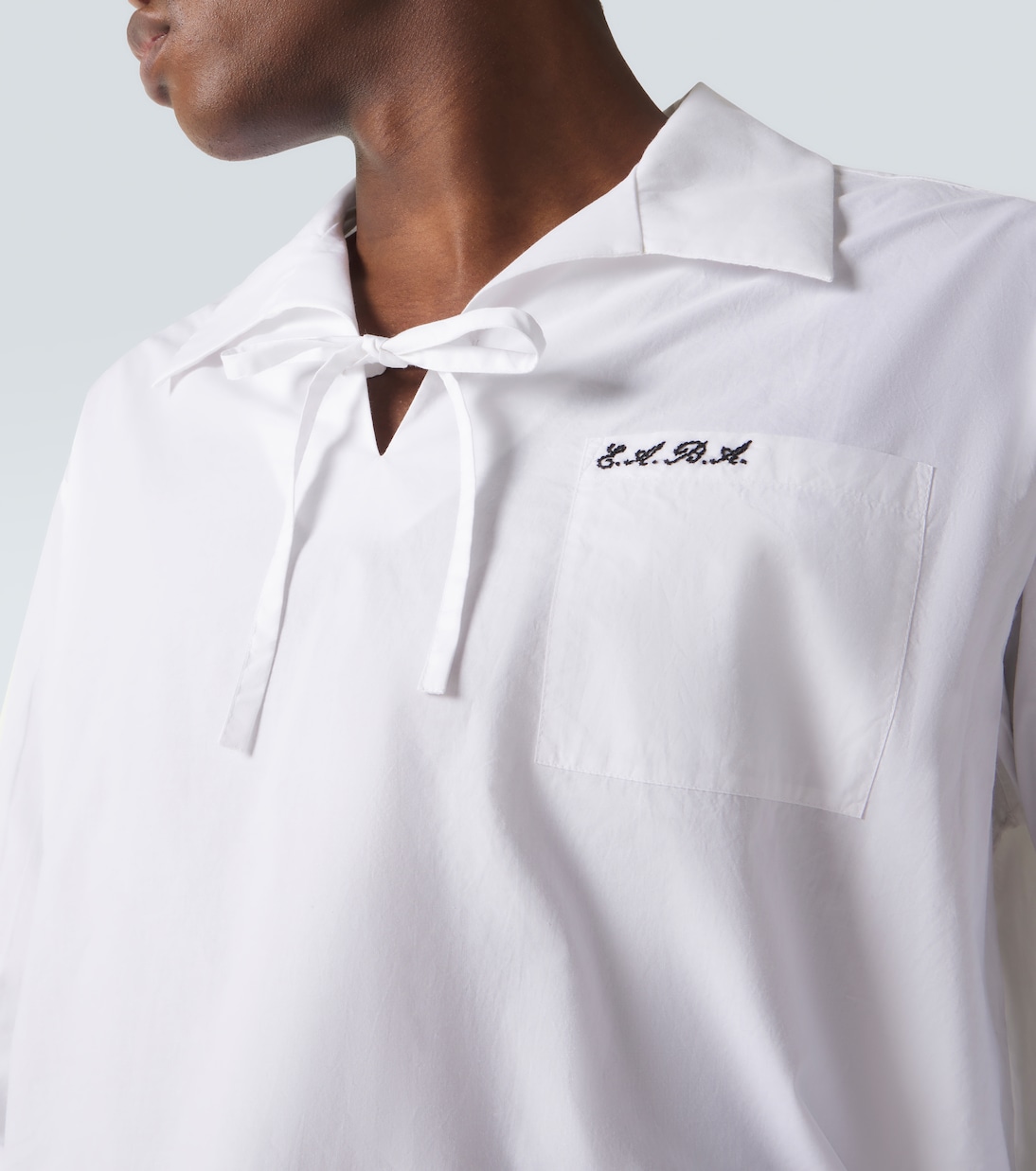 Cotton poplin top | Bode