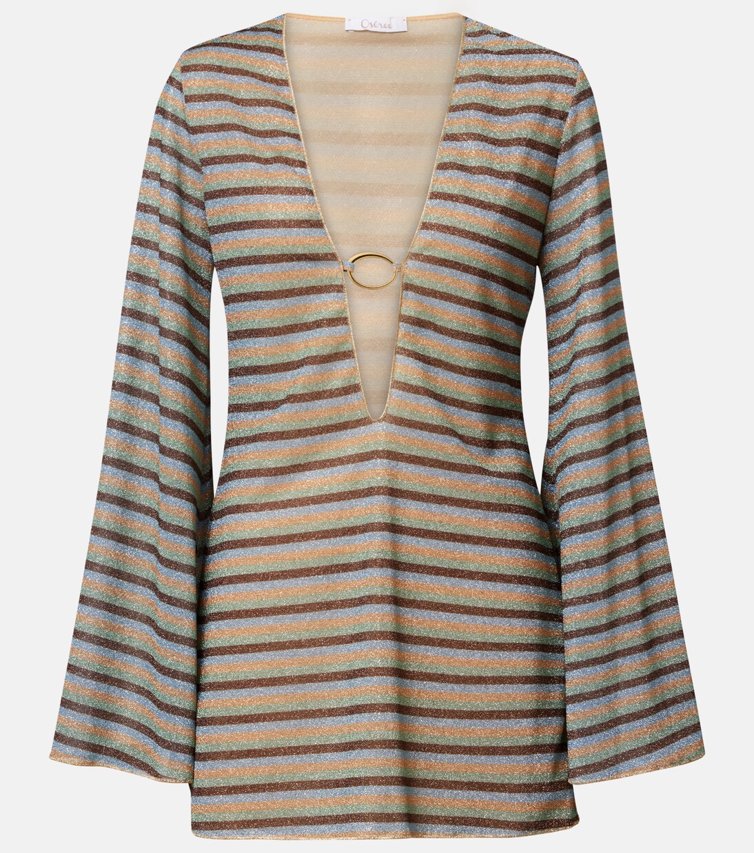 Lumière striped minidress | Oséree