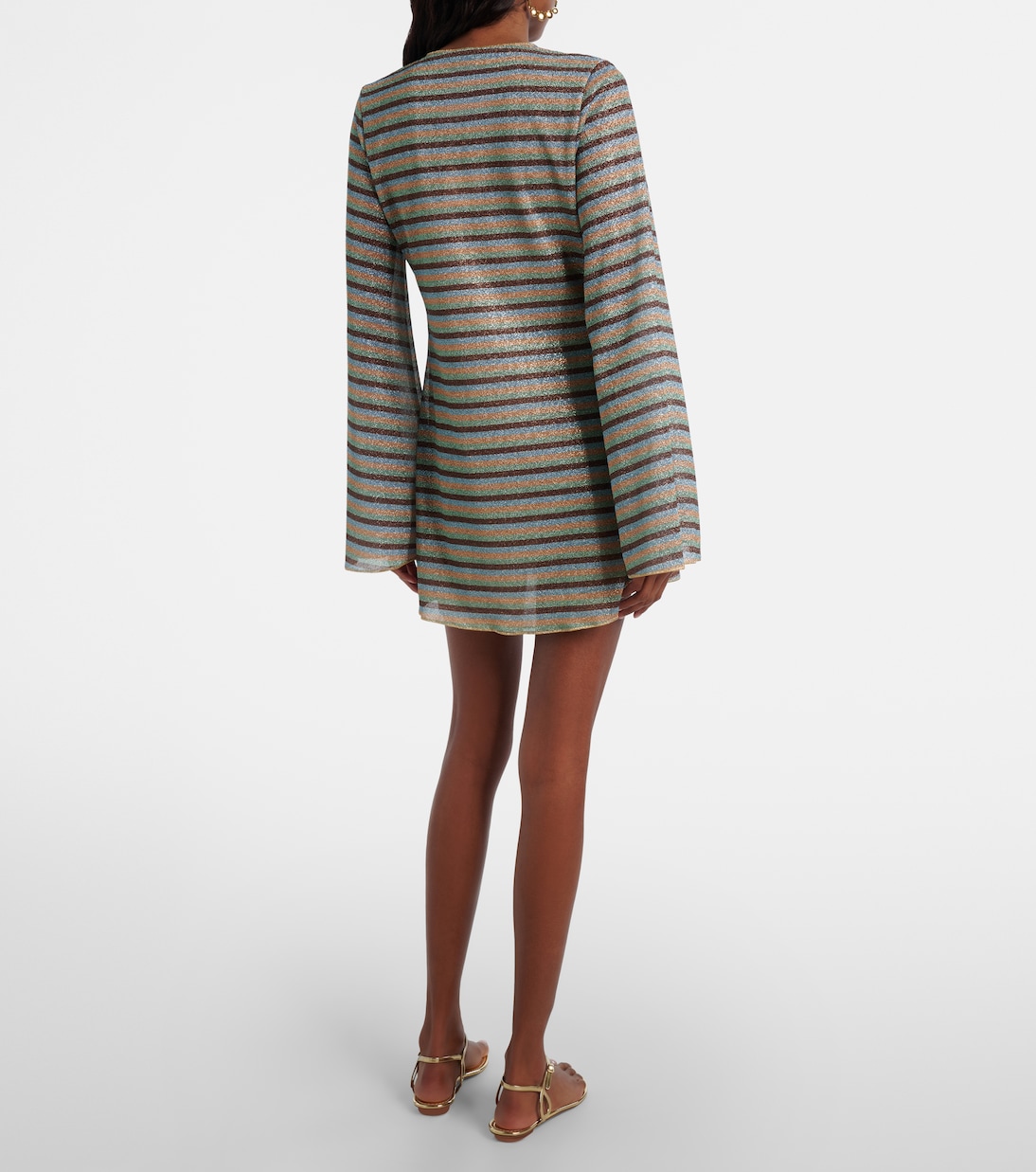 Lumière striped minidress | Oséree