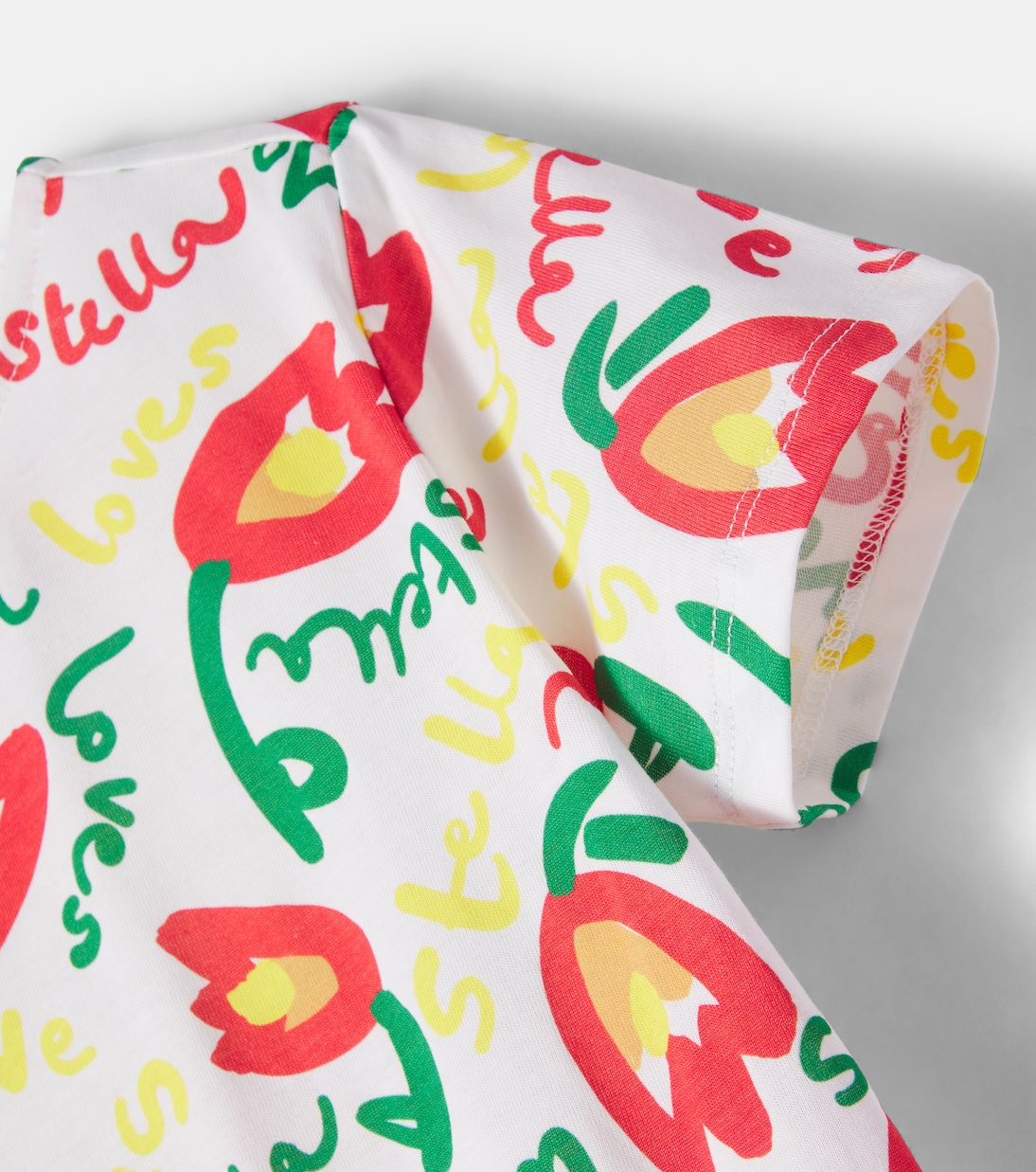 Printed cotton jersey dress | Stella McCartney Kids