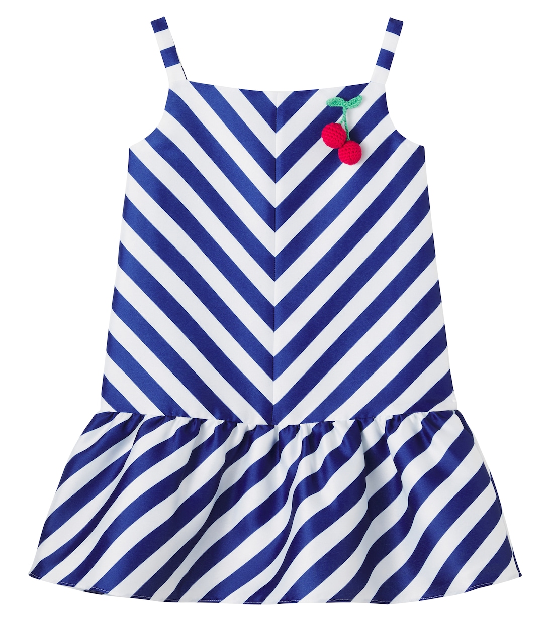 Appliqué striped dress | Self-Portrait Kids