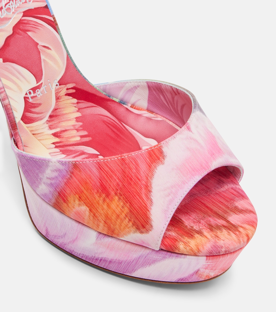 Sandaloo 120 floral platform sandals | Christian Louboutin