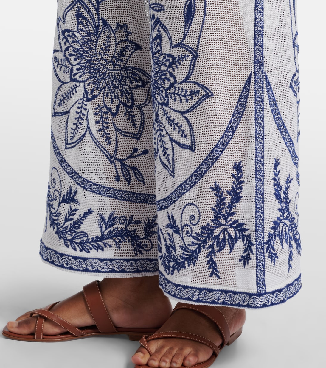 Nina embroidered cotton pants | Farm Rio
