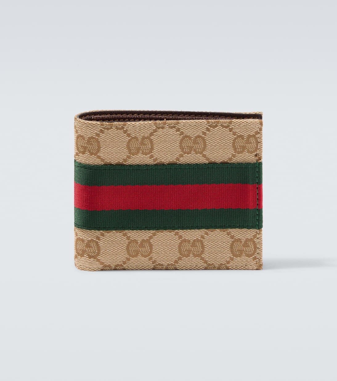 Portemonnaie GG Web Stripe aus Canvas | Gucci