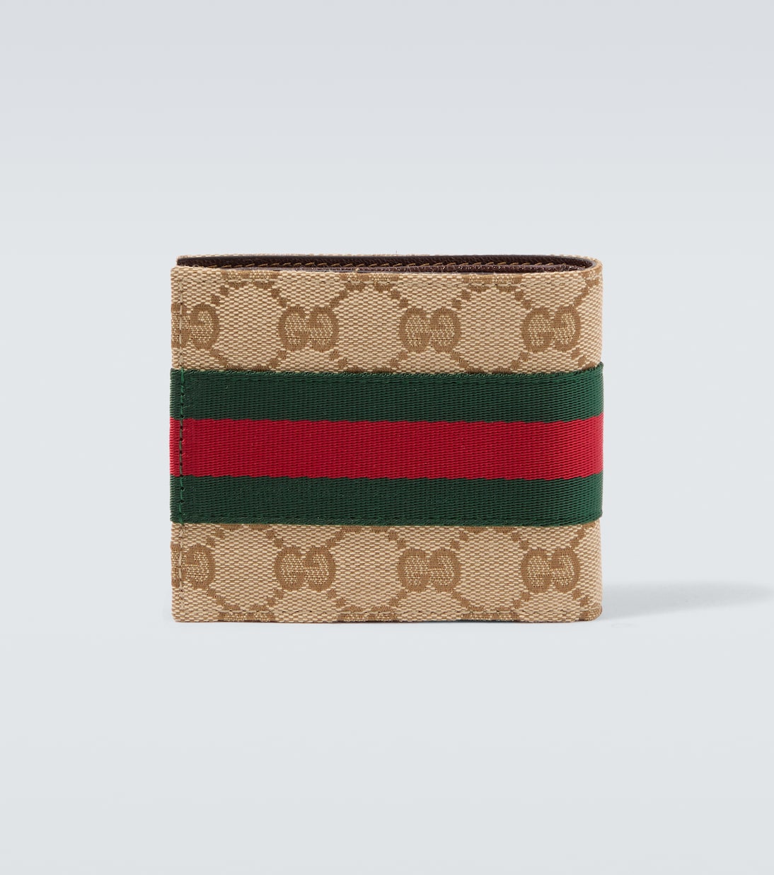 Portemonnaie GG Web Stripe aus Canvas | Gucci