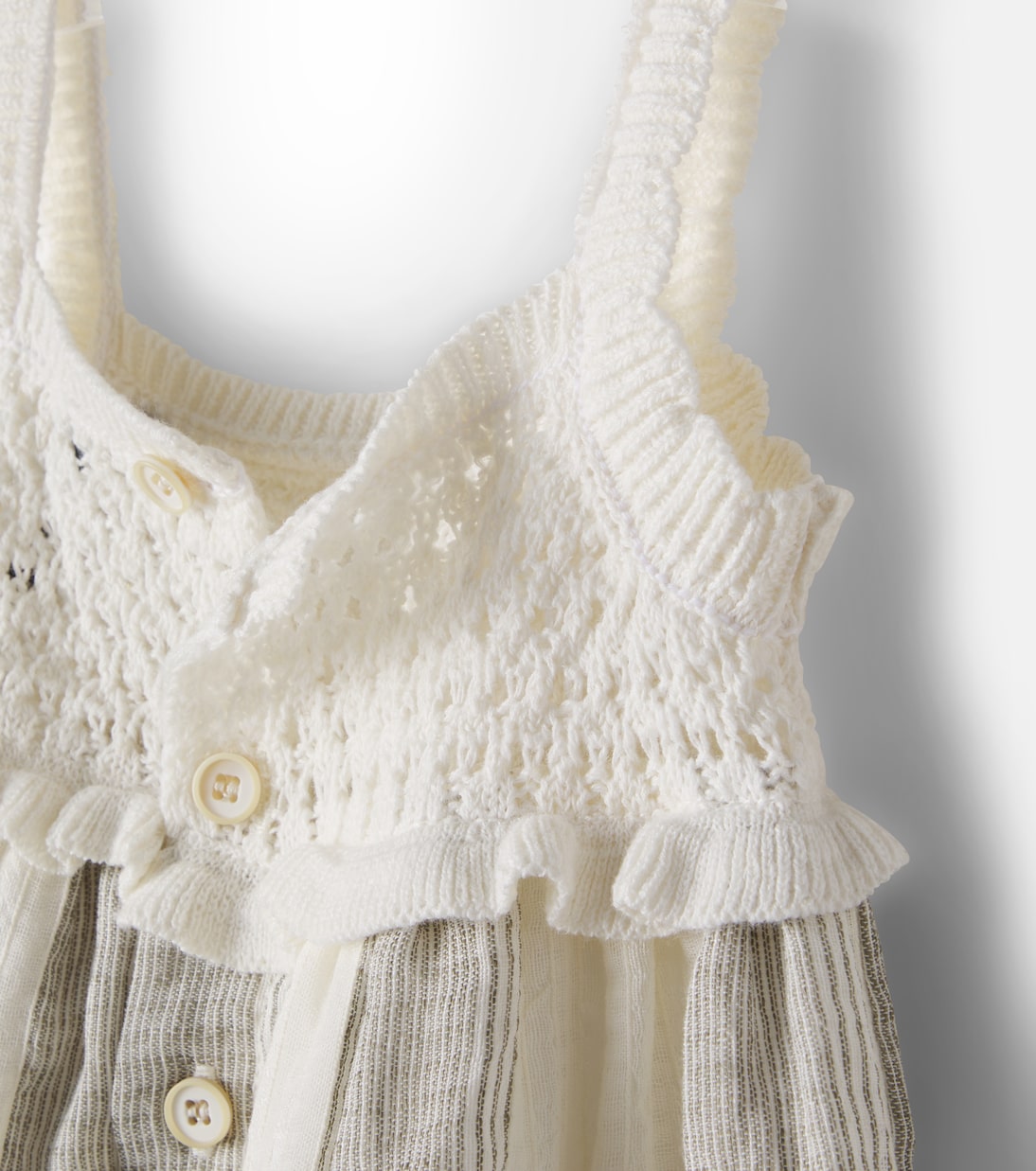 Baby Fontclara cotton and linen dress | 1 + in the Family