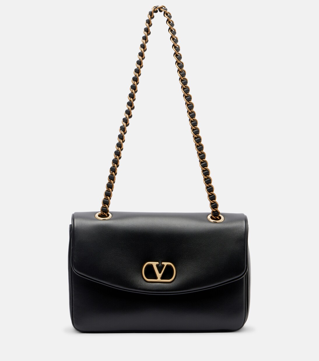 Djuna Medium leather shoulder bag | Valentino Garavani