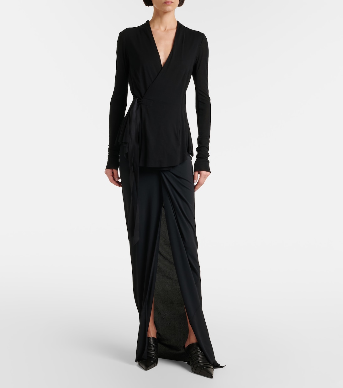 Lilies jersey maxi skirt | Rick Owens