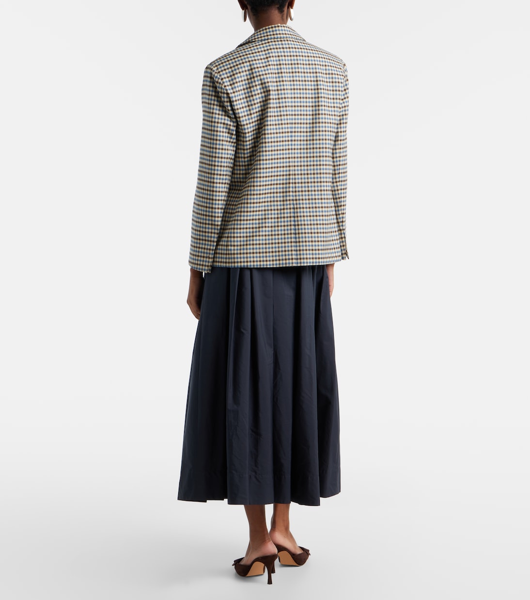 Pineta pleated cotton midi skirt | 'S Max Mara