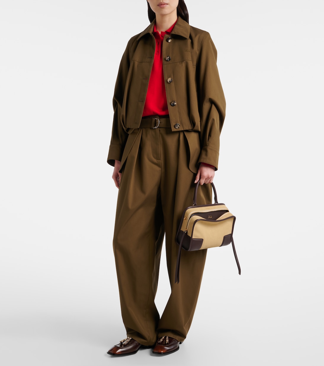 Embellished leather loafers | Loewe