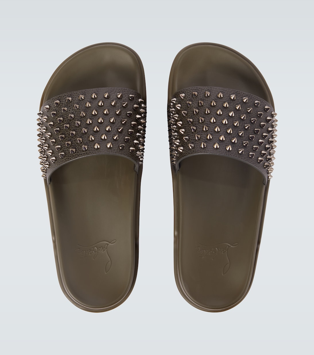Pantoletten Pool Fun aus Leder | Christian Louboutin