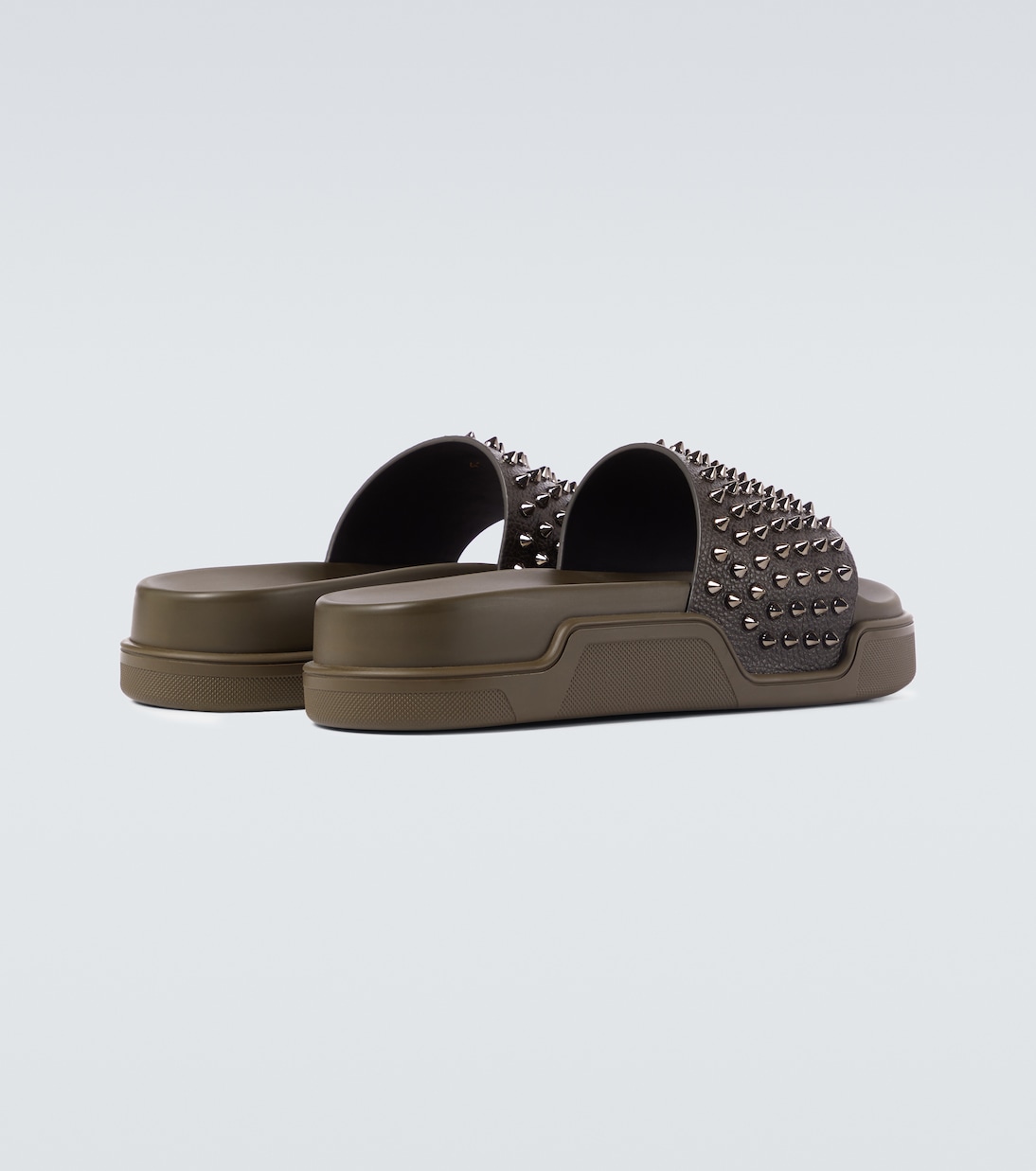 Pantoletten Pool Fun aus Leder | Christian Louboutin