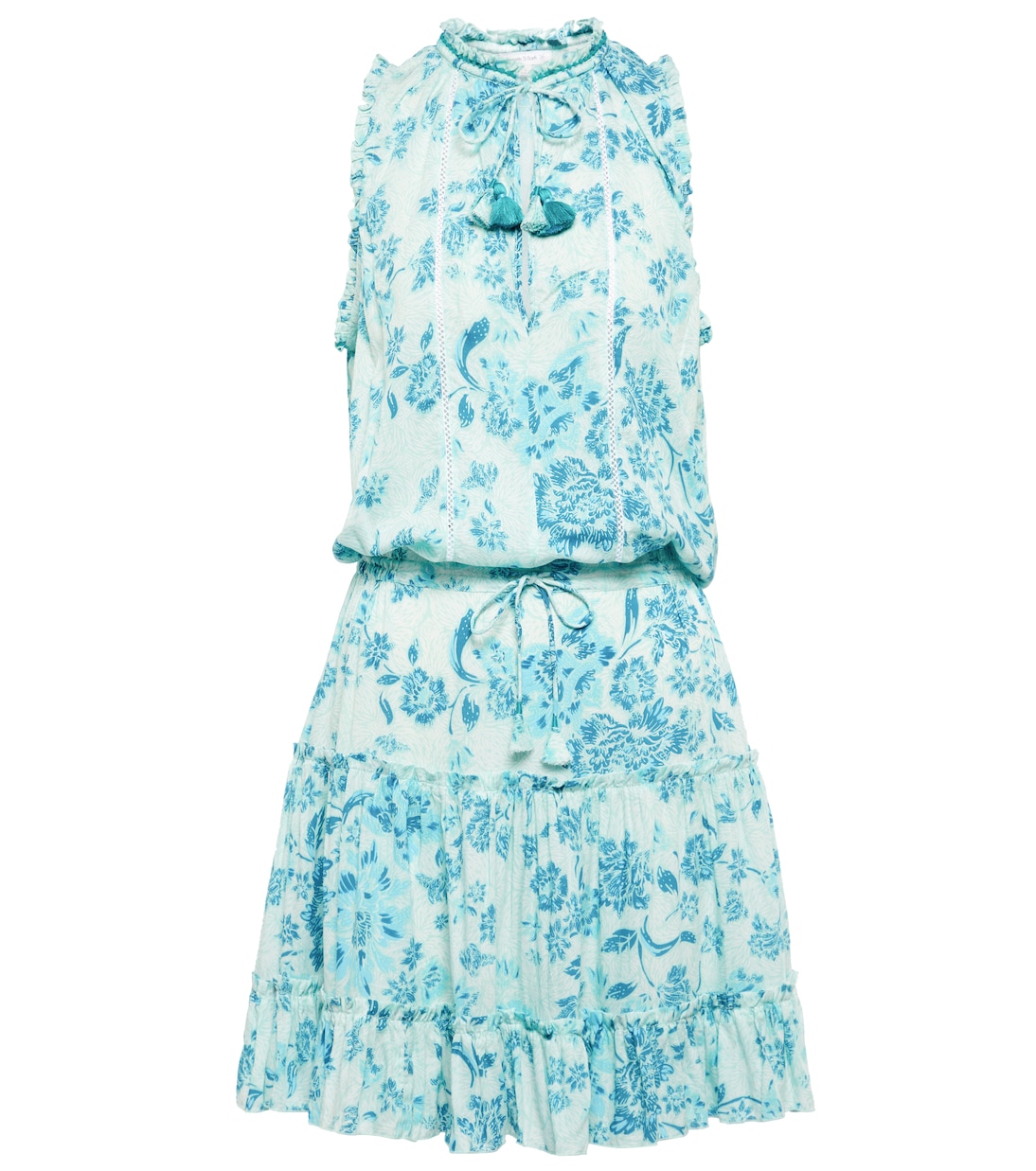 Clara tasseled printed minidress | Poupette St Barth