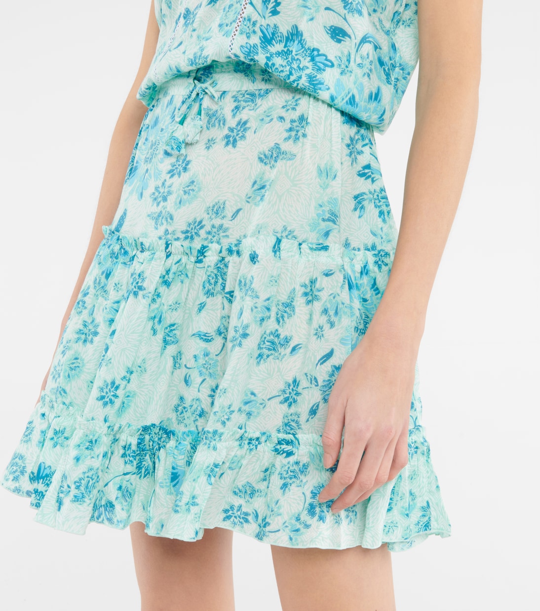 Clara tasseled printed minidress | Poupette St Barth